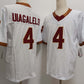 F.State Seminoles #4 DJ Uiagalelei White FUSE Stitched American College Jerseys