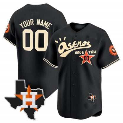 Custom Houston Astros Cactus Jack Style Vapor Premier Limited – All Stitched Baseball Jersey