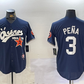 Houston Astros #3 Jeremy Pena Black Cactus Jack Vapor Premier Stitched Baseball Jersey