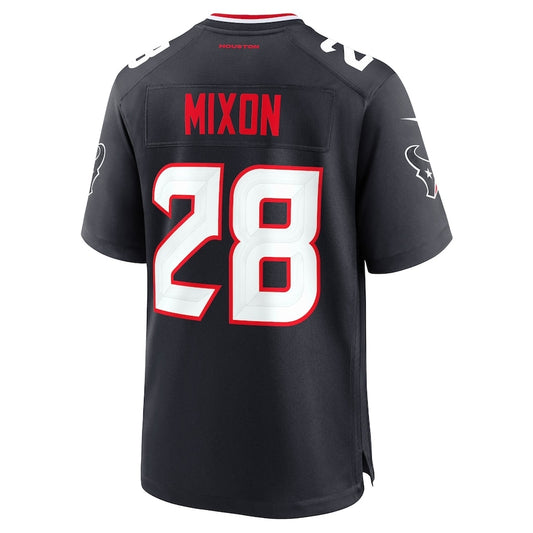 H.Texans #28 Joe Mixon Game Jersey - Navy American Football Jerseys