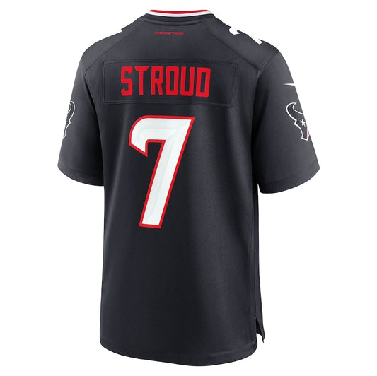 H.Texans #7 C.J. Stroud Game Jersey - Navy American Football Jerseys