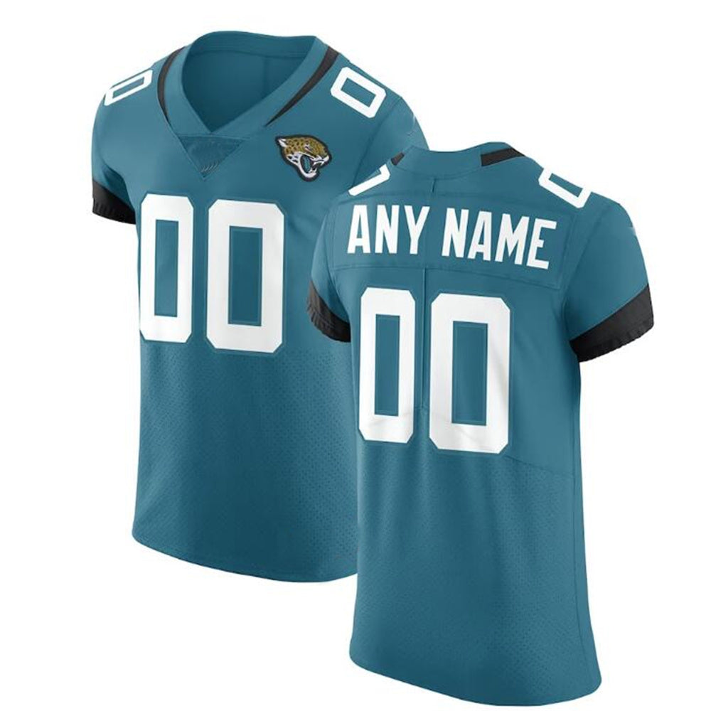 Custom J.Jaguars Teal Vapor Untouchable Elite Jersey Stitched American Football Jerseys