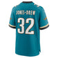 J.Jaguars #32 Maurice Jones-Drew Prowler Throwback Retired Player Game Jersey - Teal Football Jerseys