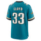 J.Jaguars #33 Devin Lloyd Prowler Throwback Player Game Jersey - Teal Football Jerseys