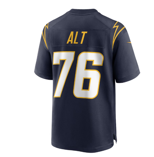 LA.Chargers #76 Joe Alt Joe Alt 2024 Draft First Round Pick Player Game Jersey - Navy American Football Jerseys