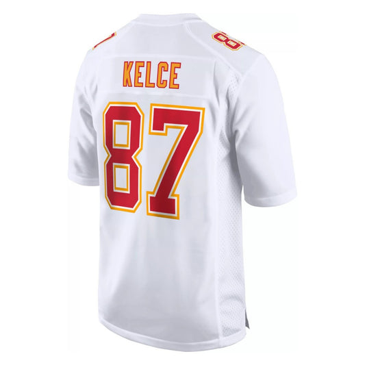 KC.Chiefs #87 Travis Kelce Fashion White Game Football Jerseys