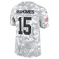 KC.Chiefs #15 Patrick Mahomes Arctic Camo 2024 Salute to Service Limited Stitched American Football Jerseys