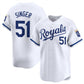 Kansas City Royals #51 Brady Singer White 2024 Home Stitched Baseball Jersey