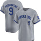 Kansas City Royals #9 Vinnie Pasquantino Gray 2024 Away Limited Stitched Baseball Jersey