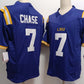 L.Tigers #7 JaMarr Chase Purple FUSE Stitched American College Jerseys