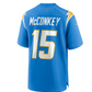 LA.Chargers #15 Ladd McConkey 2024 Draft Player Game Jersey - Powder Blue American Football Jerseys