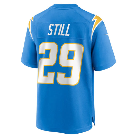 LA.Chargers #29 Tarheeb Still Team Game Jersey - Powder Blue American Football Jerseys