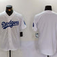 Los Angeles Dodgers Blank White Cool Base Stitched Baseball Jerseys