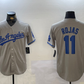 Los Angeles Dodgers #11 Miguel Rojas Blue Cool Base Stitched Baseball Jerseys