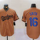 Los Angeles Dodgers #16 Will Smith Olive Cool Base Limited Stitched  Baseball Jerseys