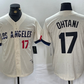 Los Angeles Dodgers #17 Shohei Ohtani Cream 2024 City Connect Limited Stitched Baseball Jersey