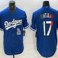 Los Angeles Dodgers #17 Shohei Ohtani Mexico Blue Cool Base Stitched Jersey Baseball Jerseys