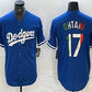 Los Angeles Dodgers #17 Shohei Ohtani Mexico Blue Cool Base Stitched Jerseys Baseball Jerseys