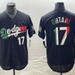 Los Angeles Dodgers #17 Shohei Ohtani Number Mexico Black Cool Base Stitched Baseball Jersey Baseball Jerseys