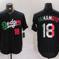 Los Angeles Dodgers #18 Yoshinobu Yamamoto Number Black Mexico Cool Base Stitched Baseball Jerseys