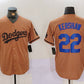 Los Angeles Dodgers #22 Clayton Kershaw Olive Cool Base Limited Stitched Baseball Jerseys