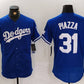 Los Angeles Dodgers #31 Mike Piazza Blue Flex Base Stitched Baseball Jersey