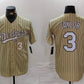 Los Angeles Dodgers #3 Chris Taylor Cream Pinstripe Stitched Cool Base Baseball Jersey