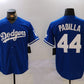 Los Angeles Dodgers #44 Vicente Padilla Blue Cool Base Stitched Baseball Jersey