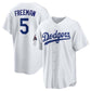 Los Angeles Dodgers #5 Freddie Freeman White 2024 World Series Champions Home Stitched Baseball Jersey