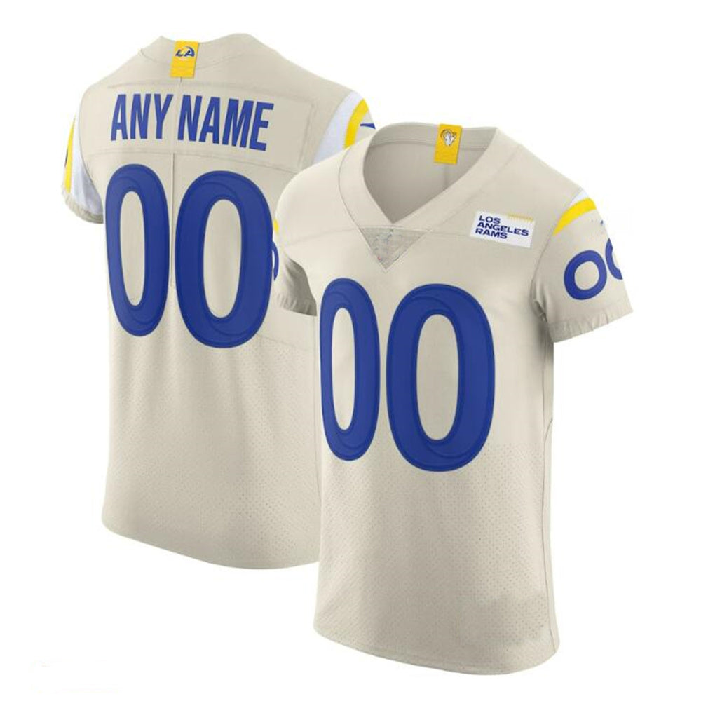 Custom LA.Rams Bone Vapor Elite Jersey American Stitched Jersey Football Jerseys