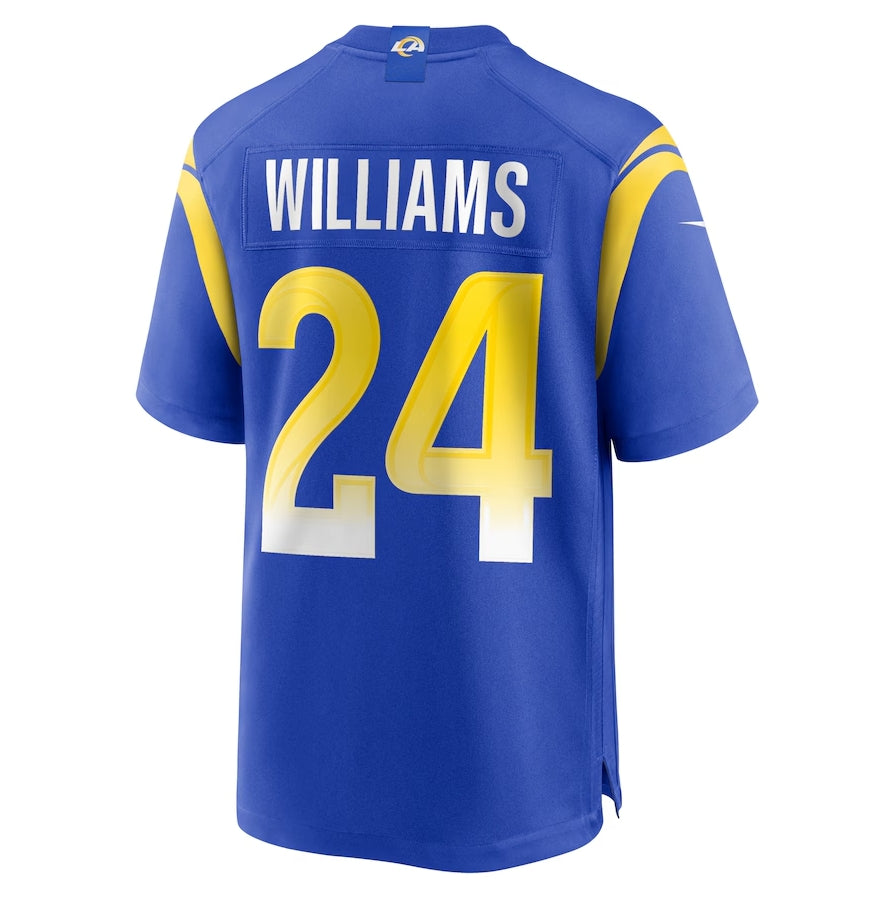 LA.Rams #24 Darious Williams Team Game Jersey - Royal American Football Jersey