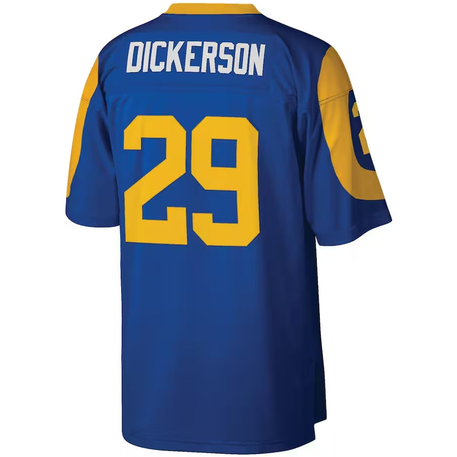 LA.Rams #29 Eric Dickerson Mitchell & Ness Legacy Replica Jersey - Royal Stitched American Football Jersey