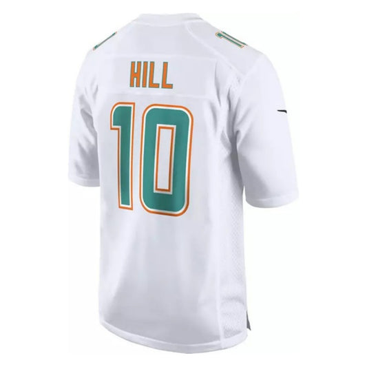 M.Dolphins #10 Tyreek Hill Fashion White Game Stitched American Football Jerseys