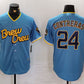 Milwaukee Brewers #24 William Contreras Blue 2022 City Connect Cool Base Stitched Baseball Jerseys