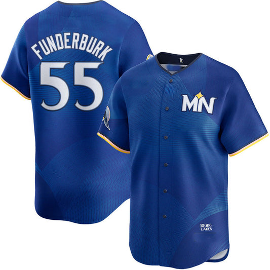 Minnesota Twins #55 Kody Funderburk City Connect Limited Baseball Jersey