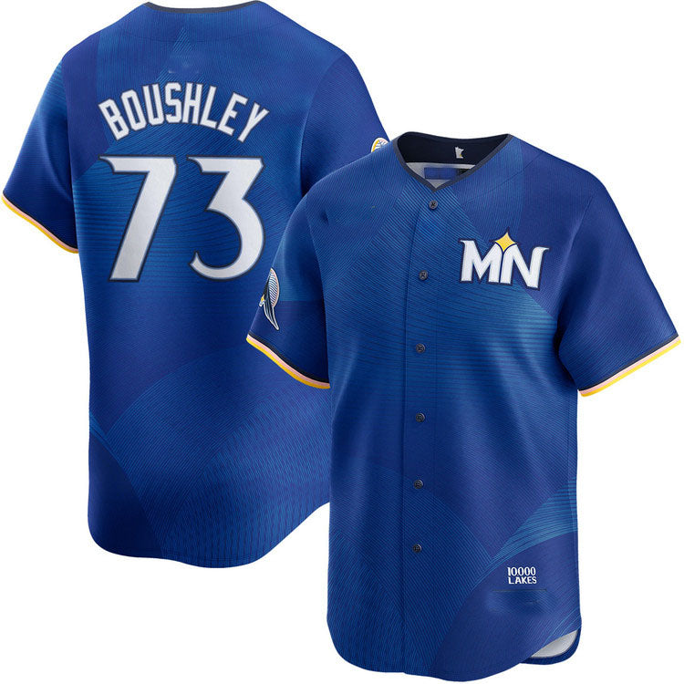 Minnesota Twins #73 Caleb Boushley City Connect Limited Baseball Jersey