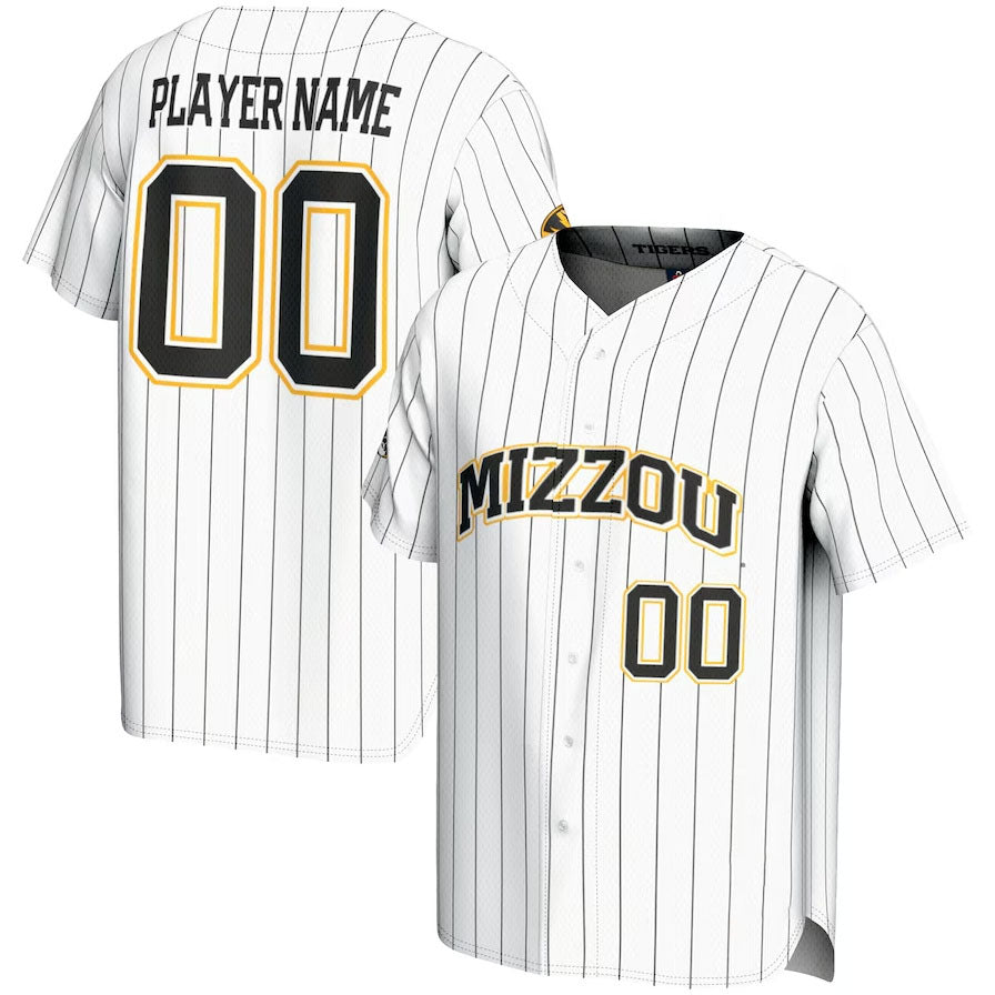 Custom M.Tigers GameDay Greats NIL Pick-A-Player Lightweight Baseball Jersey - White American College Jerseys