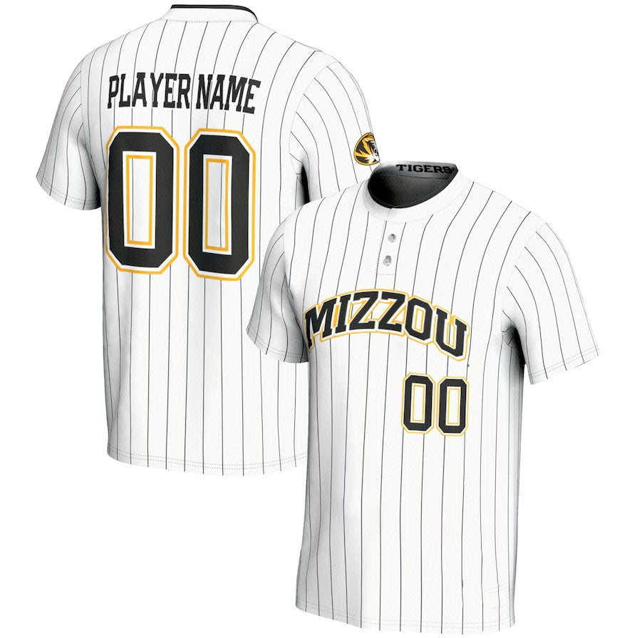 Custom M.Tigers GameDay Greats NIL Pick-A-Player Lightweight Softball Jersey - White American College Jerseys