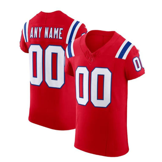 Custom NE.Patriots Red Vapor F.U.S.E. Elite Jersey Stitched American Football Jerseys