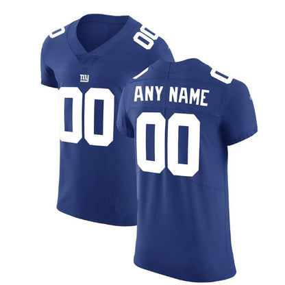 Custom NY.Giants Royal Vapor Untouchable Elite Jersey Stitched American Football Jerseys