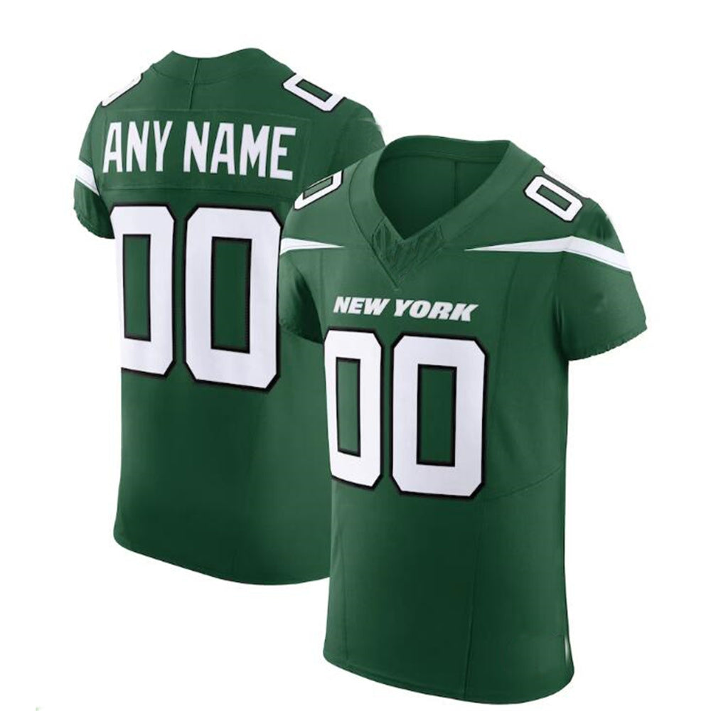 Custom NY.Jets Gotham Green Vapor F.U.S.E. Elite Jersey Stitched Jersey Football Jersey