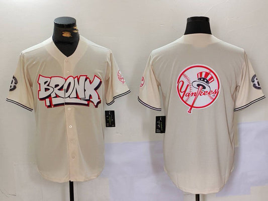 New York Yankees Blank Cream Vapor Limited Stitched Baseball Jersey