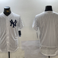 New York Yankees Blank White 2024 Flex Base Stitched Baseball Jersey