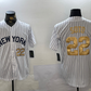 New York Yankees #22 Juan Soto White Pinstripe Fashion Cool Base Stitched Baseball Jersey