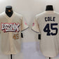 New York Yankees #45 Gerrit Cole Cream Limited Stitched Baseball Jersey