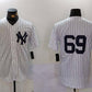 New York Yankees #69 Manny Fresh White Cool Base Stitched Baseball Jersey