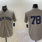 New York Yankees #78 Kellin Deglan Grey Field of Dreams Cool Base Stitched Baseball Jersey