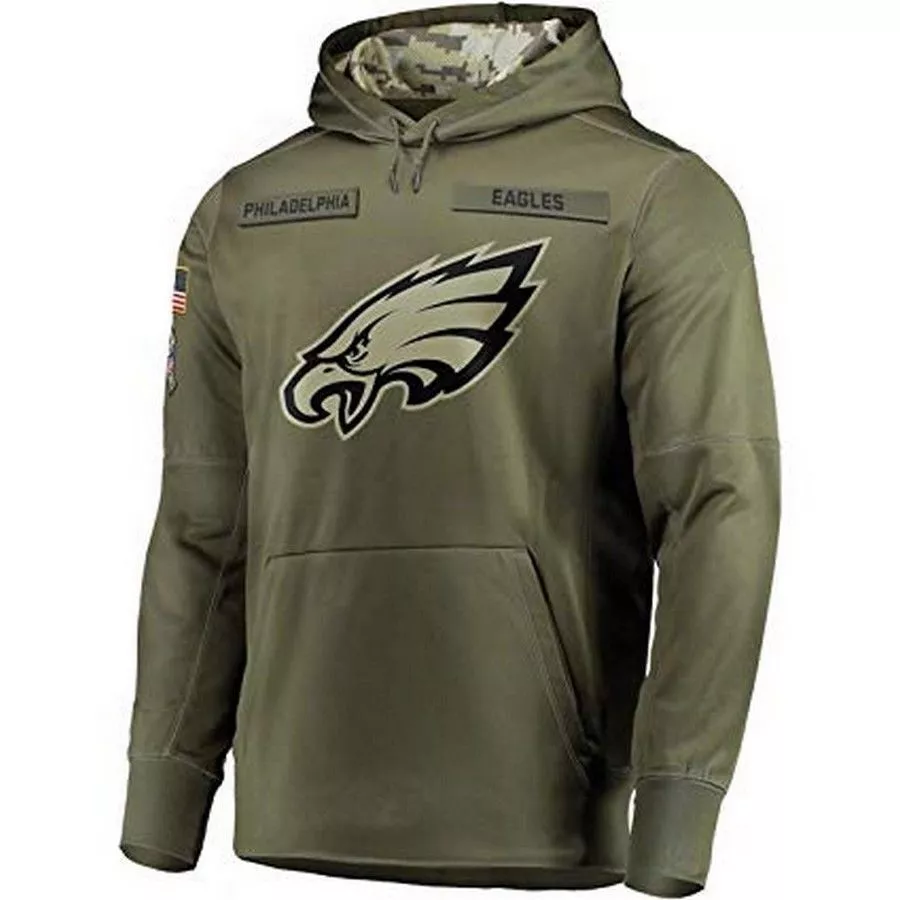 Philadelphia Eagles 2024 Salute To Service Club Pullover Hoodie Cheap sale Birthday and Christmas gifts Stitched American Football Jerseys