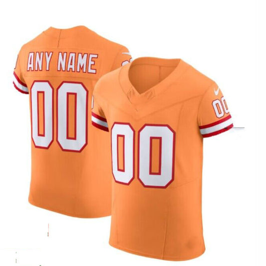 Custom TB.Buccaneers Orange Vapor F.U.S.E. Elite Jersey American Football Jerseys