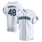 Seattle Mariners #48 Paul Abbott White Home Replica Player Jersey Baseball Jerseys